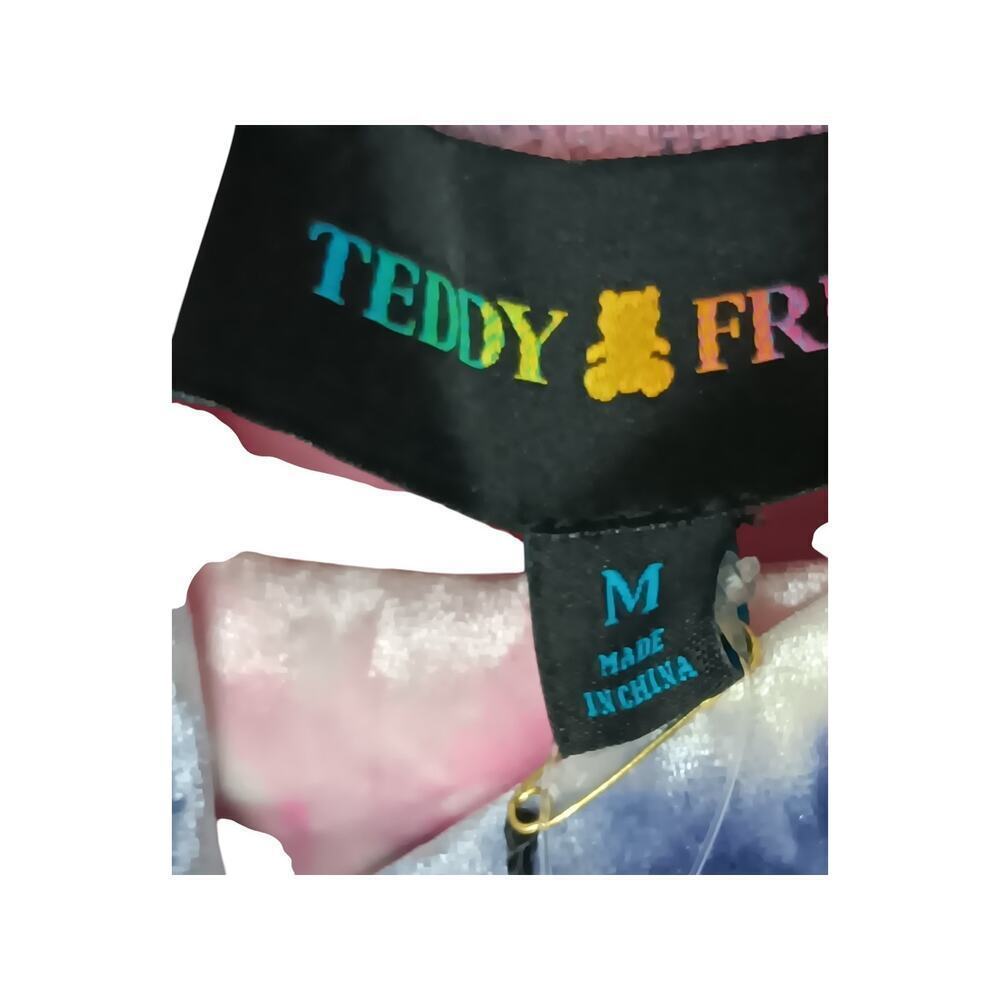 Teddy Fresh Urban Outfitters Tie Dye M NWT Velvet Long Sleeve "I Need A Hug" Top - Picture 16 of 16